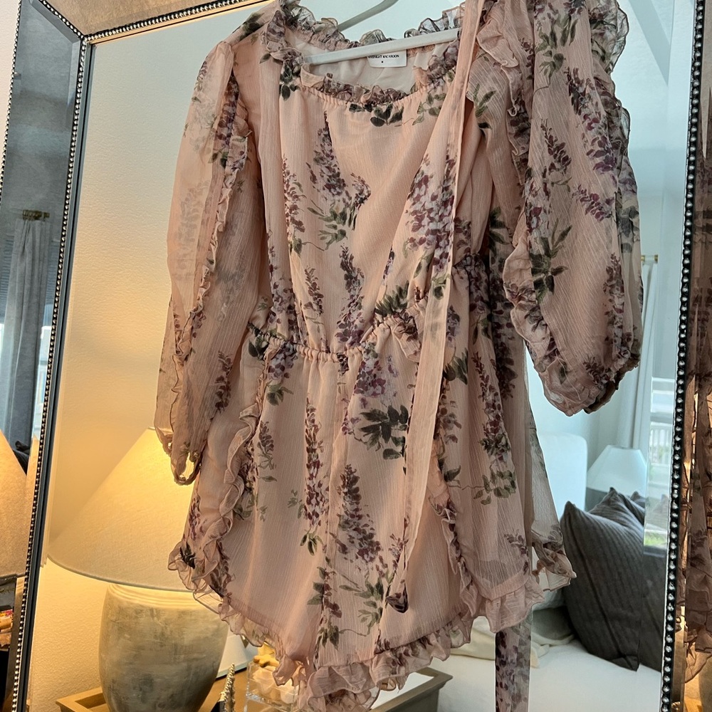 Goodnight Macaroon Romper worn 1x